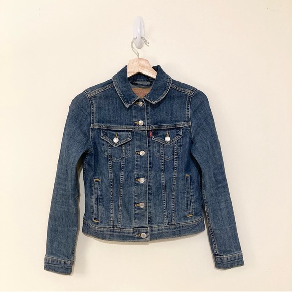 Levi’s Ex-Boyfriend Trucker Jacket Size Extra Small - Picture 2 of 8